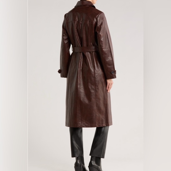 Rebecca Minkoff Belted Trench Coat - Picture 2 of 9